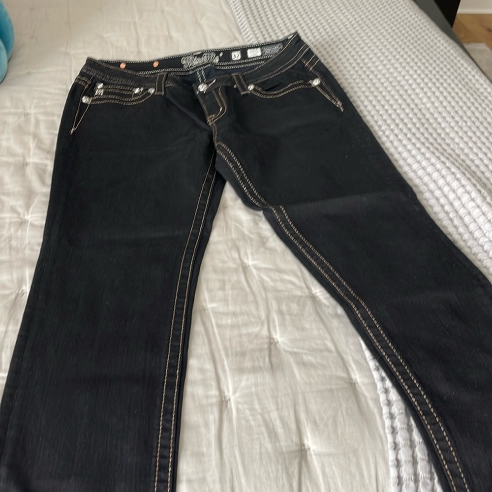 Miss Me black jeans sz 32